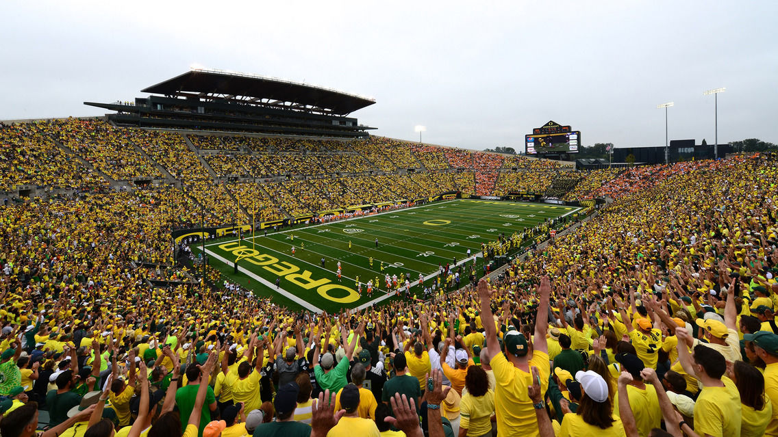 Oregon Ducks Football vs. Arizona State Sun Devils Football - Nov. 17